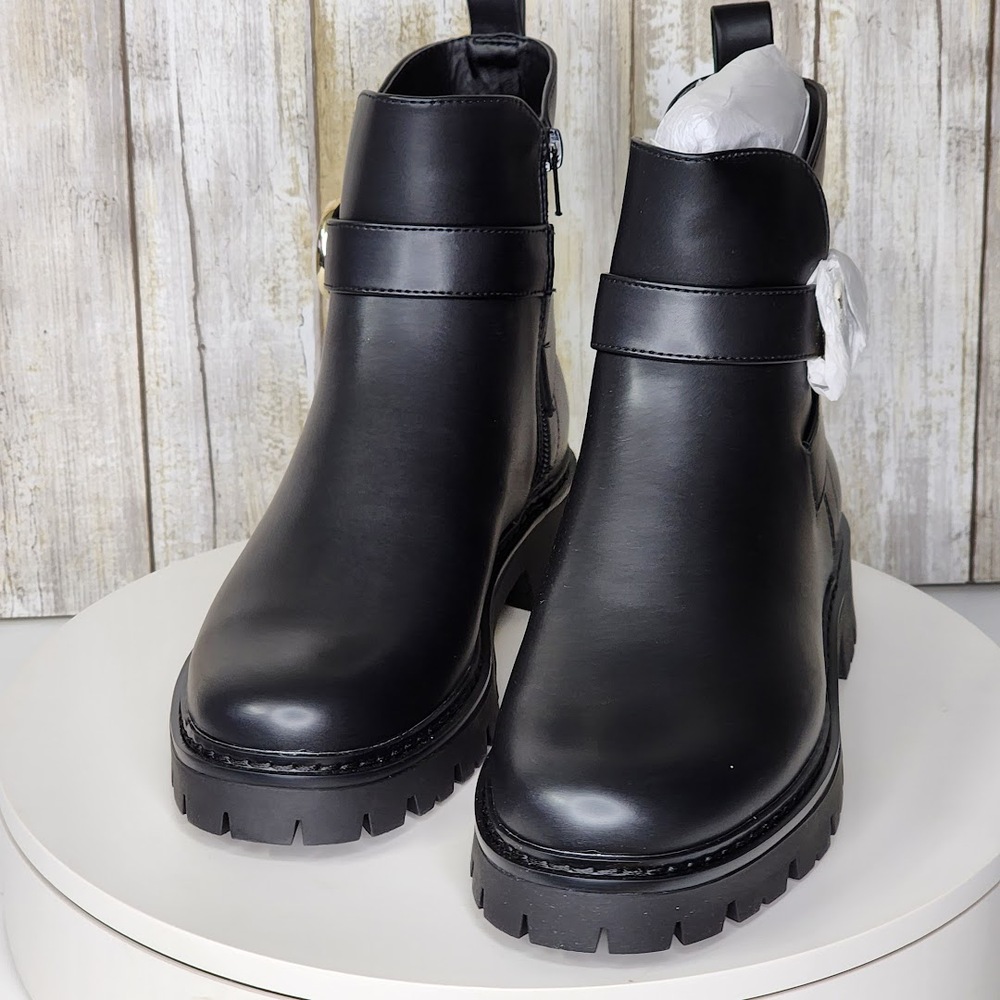 NEW - Giani Bernini Women's Jaynaa Memory Foam Lug Sole Ankle Booties - Size 6 M - Picture 8 of 12